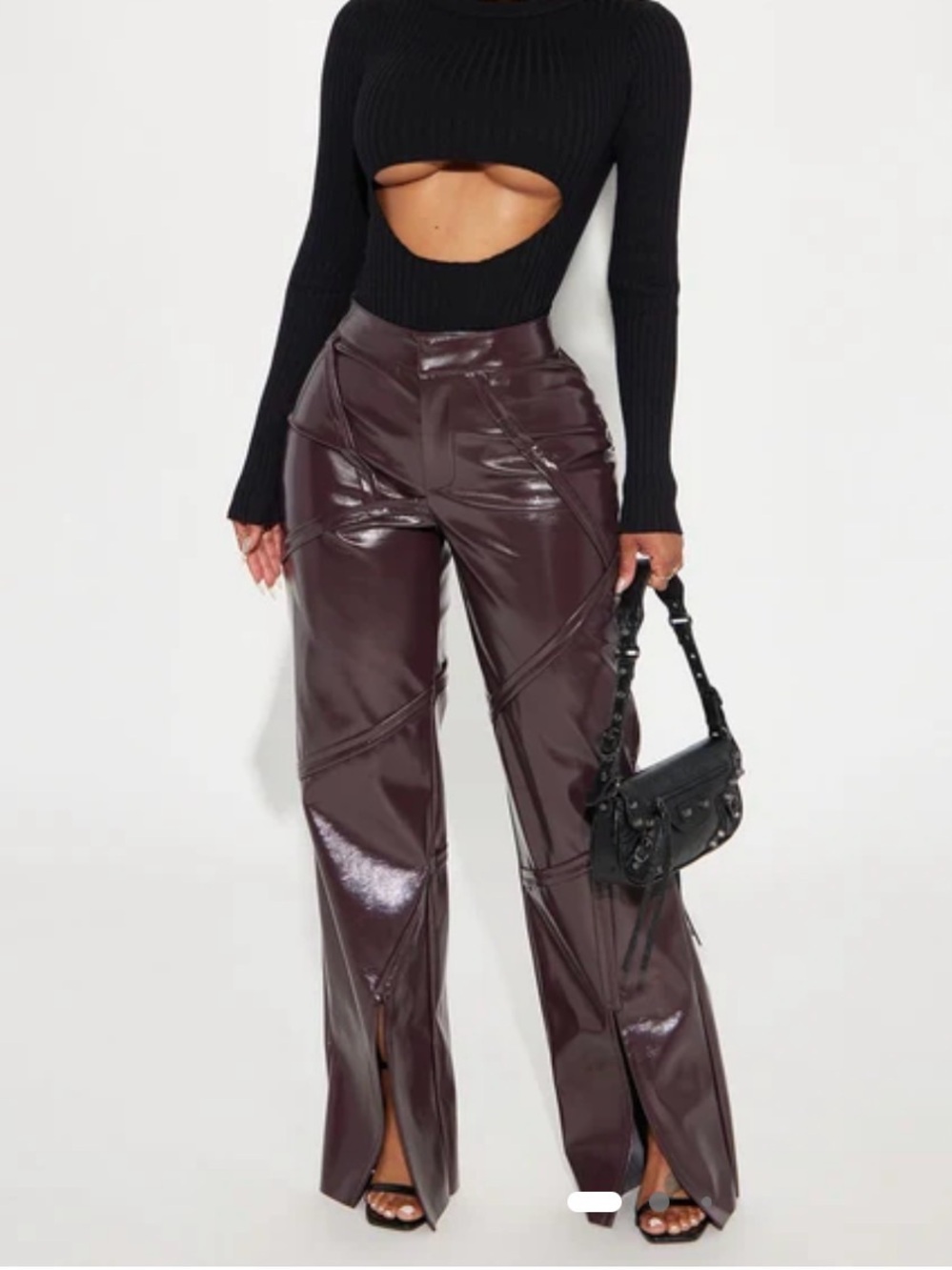 Fashionova faux leather pants
